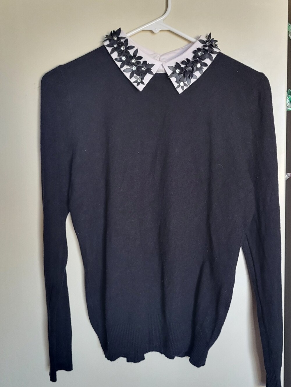 Sioni black long sleeve top
